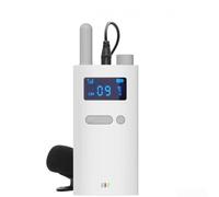 Wireless Tour Guide System, 2.4G Audio Transmitter Receiver 100-150M Range With Microphone For Tours Conferences Meetings Educational(White transmitter)