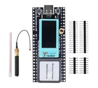 Wireless Tracker with ESP LCD Screen Binghe Wireless Tracker supports WiFi Bluetooth/Gnss/Positioning GPS interface Type-C 22nm dual-band with 2.4GHz metal spring antenna, compatible with Arduino