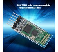 Wireless Transceiver Module with Enhanced Data Rate Mini UART RS232 Serial Converter Baseboard for 3.3V Low Power Communication