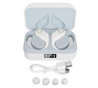 Wireless Translation Earphones, Bluetooth Translator Earbuds with 0.2 s Real Time Translation Noise Reduction 144 Language Support and Stereo Music Function (White)