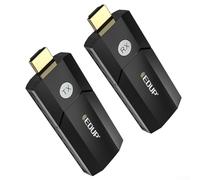 Wireless Transmitter and Receiver, 4K Extender with 100ft Range, Supports 4K30Hz Streaming for Laptops PCs TVs Projectors, for Business Home Use