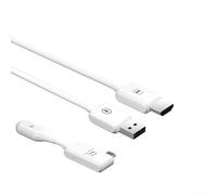 Wireless Transmitter and Receiver Kit, 1080P HD USB-C to Extender for PC Laptop Projector TV, and Play Audio Video Sender with Type-C TX and HD For RX,