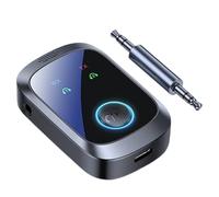 Wireless Transmitter Receiver - Dual Function Wireless Airplane Adapter | Dual Stream Multipoint 2 in 1 Hi-Fi LCD Screen for Music, Game Consoles, TV, Speakers, Smartphones, PC, Car and Home