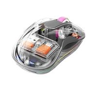 Wireless Transparent Computer Control - Rechargeable Computer Control Wireless for Computer - Living Room Classrooms Study Silent Click Computer Control for Working, Learning, Game Playing