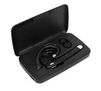 Wireless Trucker Headset with Noise Cancelling Mic for Clear Conversations, Dual Device Connectivity for Truck Drivers Business, IPX7 Single Ear Bluetooth Headset