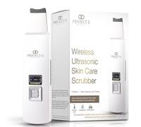 Wireless Ultrasonic Skin Care Scrubber by Project E Beauty | Skin Spatula | Gentle Exfoliation | Blackhead Removal | Deep Pore Cleansing | Dead Skin Remover | Smoother Complexion
