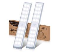 Wireless Under Cabinet Lighting, 20 LEDs Motion Sensor Cupboard Lights, Under Cabinet Kitchen Lights USB Rechargeable LED Closet Lighting Magnetic Strip Stick-On Wardrobe, Closet, Kitchen, Stairs