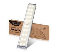 Wireless Under Cabinet Lighting, 20 LEDs Motion Sensor Cupboard Lights, Under Cabinet Kitchen Lights USB Rechargeable LED Closet Lights Magnetic Strip Stick-On Wardrobe, Closet, Kitchen, Stairs