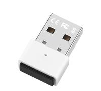 Wireless USB 5.3 Receiver with English Manual and Driver Disk - Bluetoth 5.3 Driverless Adapter for External Wireless USB Desktop Computer, Wireless USB Adapter for PC - Transmitter