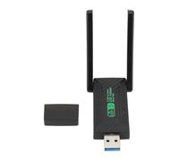 Wireless USB WiFi Adapter for PC, 1200Mbps Dual 5Dbi Antennas 5G, 2.4G WiFi Adapter for Desktop PC Laptop 10, 8, 7, Vista, 2.4G, 5.8G WiFi Dongle, Plug and Play