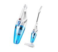 Wireless Vacuum Cleaner Portable Cordless Handheld Push Rod High Power Strong Suction Cleaning Machine Home & Car Dual Use,Blue