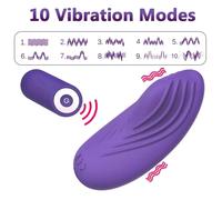 Wireless Vibrating Egg - 10 Modes, Remote Control, USB Rechargeable Discreet Toy