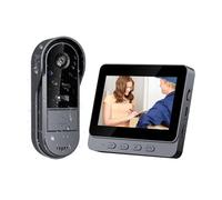 Wireless Video Doorbell Camera, 1080P HD Doorbell Camera Wireless with 170° Viewing Angle IP65 Waterproof Infrared Night Vision 2-way Intercom Video Doorbell No Monthly Fee, USB Charging No APP