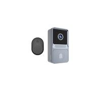Wireless Video Doorbell Camera, Smart Ring Doorbell with Chime, Night Vision Home Security Camera Door Bell Kits Wi-Fi with HD Video, Free Cloud