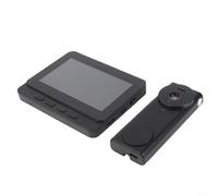 Wireless Video Doorbell with 4.3" Monitor, 2-Way AUDIOs Intercom System, 130° Wide Angle Camera, Night VISIONs, Auto Snapshot, Rechargeable Battery Kit