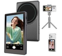 Wireless Vlog Selfie Monitor Screen: 4K 30fps Rear Camera Recording for Vlogging with iPhone Android , Built-in Speaker & Remote Zoom Selfies Magnetic Phone Monitor for TikTok YouTube Live Stream