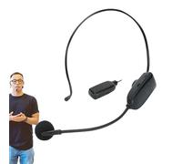 Wireless Voice Amplifier - Rechargeable 2.4G Microphone, Noise-Canceling Mic | Hands- Portable Amplifier System, Clear Sound for Classroom, Conference, Presentation, Amplifier for Teachers