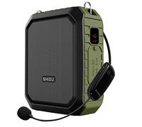 Wireless Voice Amplifier with Headset Mic 18W Voice Loudspeaker Portable Bluetooth Speaker Waterproof IPX5 Power Bank for Outdoor Activities, Shower, Teachers, Presenter, Salesman etc