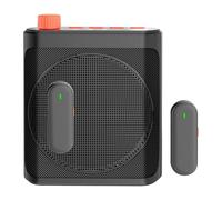 Wireless Voice Amplifier with Lavalier Microphone Portable Clip-On Lapel Mic, 6h Battery, 20m Range for Teaching & Public Speaking