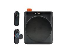 Wireless Voice Amplifier with Wireless Lavalier Microphone,Portable Speaker with Dual Lavalier Lapel Clip Bluetooth Microphone for Teacher, Streaming,Classroom,Speech, Meeting,Yoga, Guides,Amplifier