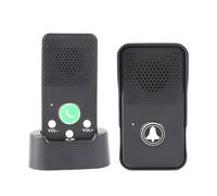 Wireless Voice Intercom Doorbells for Home, Full Duplex Hands Free, Long Range 820 ft, 250 m, Adjustable Volume, Waterproof, No Wiring No Network, One Key Call, LED Indicator, Stable Signal