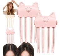 Wireless Volumizing Root Lift Clip with 2 Adjustable Settings, Portable Rechargeable Root Lifter Comb, Travel Bangs Lifter Crown Volume Styling Tool, Root Volumizer with Adjustable Modes (2P,2pcs)