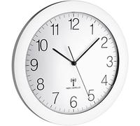 Wireless wall clock TFA 60.3512 with silent sweep movement, 300 mm., Silver, 1 - Pack