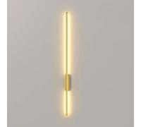 Wireless Wall Sconces - Battery Operated Wall Lights Indoor with USB-C Rechargeable LED & Remote Control(Gold,100CM)