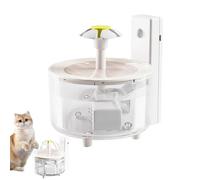 Wireless Water Fountain for Cats Large Capacity Automatic Dispenser | Cat Fountains for Drinking Quiet Indoor Home Kitchen Feline Hydration Solution