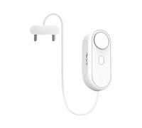 Wireless Water Leak Alarm with 3.61 ft Sensor Cable, Smart Water Leak Detector with Remote Control, Dual Mode Overflow Sensors for Kitchen, Warehouse, Basement, 3.54 x 1.57 x 0.79 in