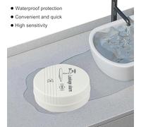 Wireless Water Leak Sensor Alarm 90dB Flood Detector with 3 Probes Compatible with for Bathroom, Washing Machine, Dishwasher, Pipe and Ice Maker Leak Detection, Battery