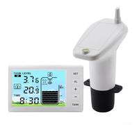 Wireless Water Level Gauge with 4.3 Inch Display, 1-5m Range Sensor, IP65 Weatherproof Tank Monitor for Home and Industry, TS-FT005