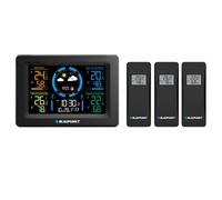 Wireless Weather Station + 3 External Sensor Hygrometer Temperature Measuring UK