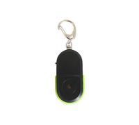 Wireless Whistle Key Finder Voice Control Keychain Locator LED Light for Camping Hiking Outdoor Adventures (B, 5X3CM)
