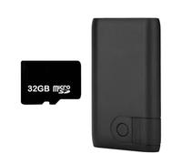 Wireless Wi-Fi Sound Recorder, 9-Month Battery Life, Sound Activated, Push Notifications, Remote Download, Premium Quality Microphone (AR06 32GB)