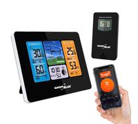 Wireless WiFi Weather Station Outdoor Sensor Calendar Barometer Tuya Smart App