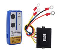 Wireless Winch Remote Control Kit, Badlands Winch Remote with Receiver 12V 24V for Truck ATV SUV (Blue)