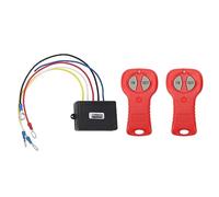 Wireless Winch Remote Control Kit Efficient Fast Response High Security 50FT Range Dual Controllers for Truck ATV SUV 12V 24V ABS Material