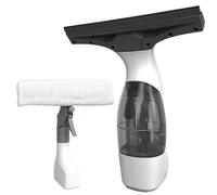 Wireless Window Vacuum Cleaner,2000Pa Strong Suction Glass Cleaner with Large Water Tank,Streak-Free Cleaning for Window/Mirror/Showers,Type-C Rechargeable,Includes Rubber Nozzle+Handheld Spray Bottle
