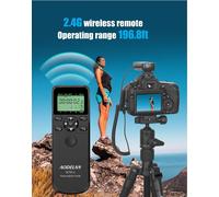 Wireless WTR-2 Camera Timer Shutter Release Timelapse Intervalometer Remote Control For Canon Sony Nikon Bulb Continuous Shootin P6