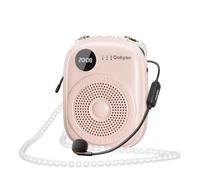 WirelessVoice Teacher Amplifier, Portable Bluetooth Microphone & Speaker, Rechargeable Bullhorn Megaphone for Classroom, Meeting, Yoga, Training, Tour Guide (K18)