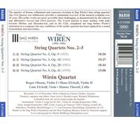 WIREN QUARTET - STREICHQUARTETTE NR. 2-5 NEW CD