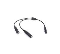 Wirenest Aviation Dual Plug (GA) to LEMO 6-Pin Adapter - Converts General Aviation Headsets for LEMO-Equipped Aircraft - Durable, Reliable Audio Connection