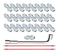 Wires Splicer - M5 Electric Polyrope Rope Tool Connector, Poly Rope Connector, Resilient Fencing Hardware, Special Agricultural Splicing | Reliable Farming Accessory For Fencing Wires, Livestock, Farm