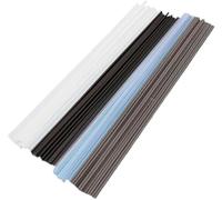 Wires Sticks, Plastic Welding Rods for Hot Air Gun ABS PP PE PPR PVC CPVC UPVC Multicolor 2.5x5mmx1m 8pcs(Black 1m 2pcs,PPR)