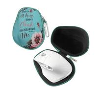 WIRESTER Mouse Storage Case, Hard Travel Case Cover Compatible with Logitech MX Master 4, MX Master 3S, MX Master 3, MX Matser 2S Advanced Mouse - Christian Bible Verses Philippians 4:13