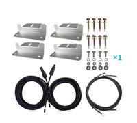 Wiring and Mounting Kit For Single Solar Panel Setup