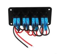 Wiring Diagram with the Rocker Switch Panel Ensures Accurate Installation of Electrical Components in Vehicles (4-bit)