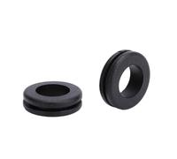 Wiring Grommets Ring Cable Double-sided coil O-ring Seal ring 3mm/4mm/5mm/6mm/7mm/8mm/10mm 10 pcs(A 6mm)