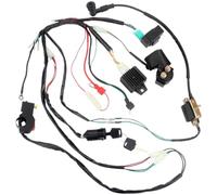 Wiring Harness Ignition Coil Kit Compatible With 50cc 70cc 90cc 110cc ATV Quad Vehicle